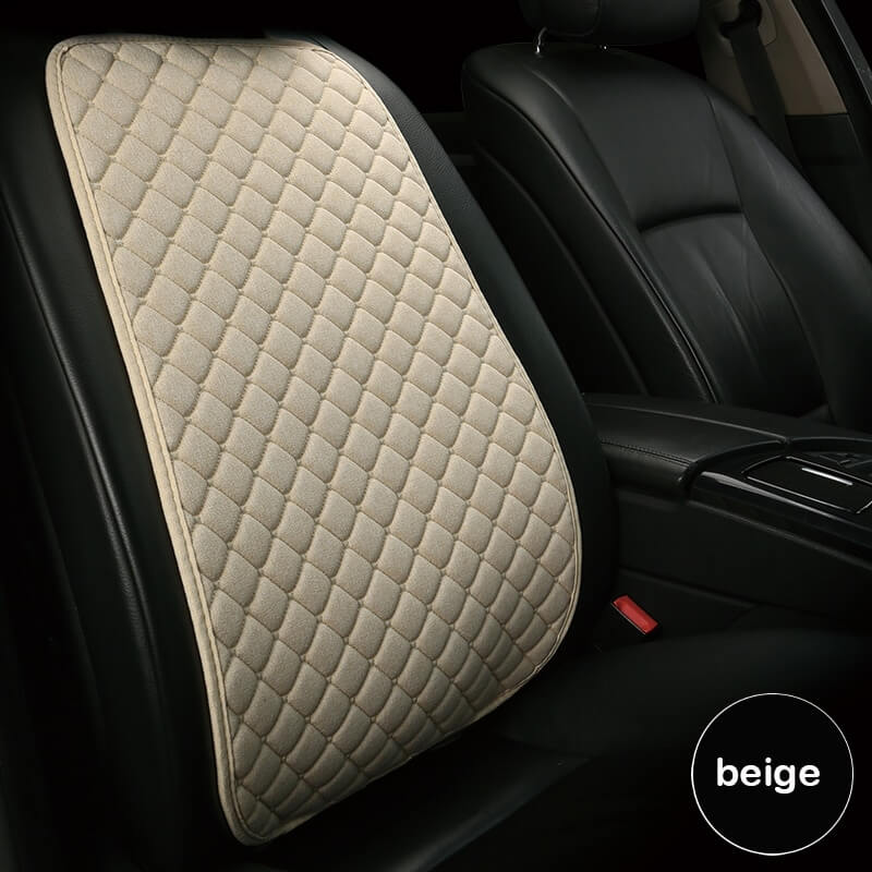 Linen Car Seat Cover in Beige